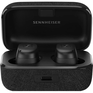 تصویر Sennheiser Consumer Audio Momentum True Wireless 3 Earbuds IPX4, Qi Charging 28 Hour Battery Life, Graphite, 700074, Small 